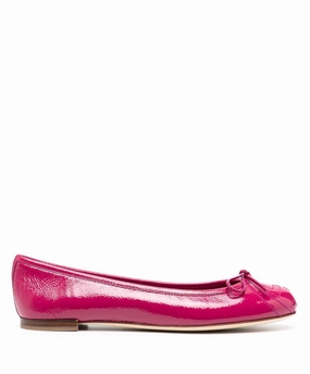 Gucci high-shine bow ballerina shoes Womens Shoes cheap promo