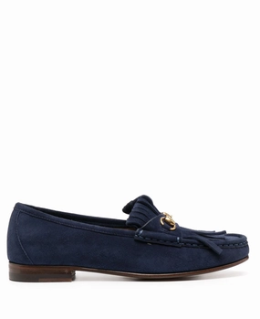 Gucci Horsebit fringe-detail loafers Womens Shoes cheap promo