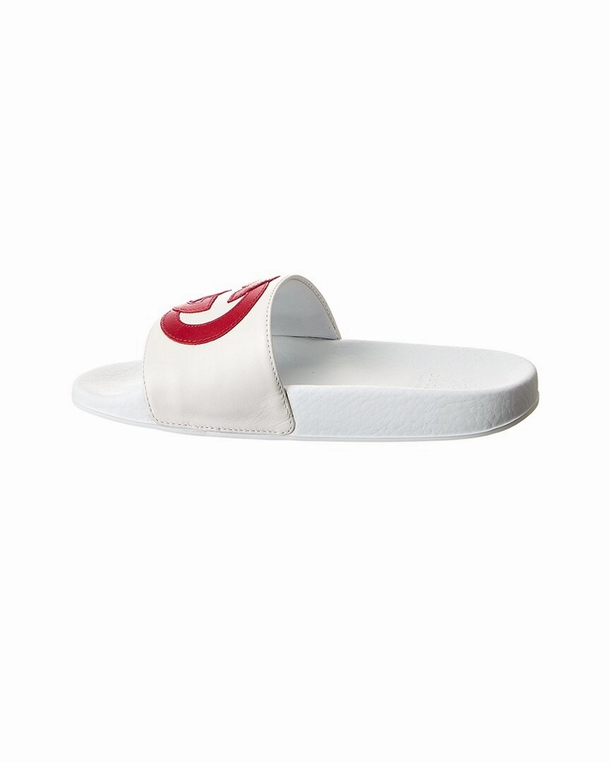 Gucci Interlocking G Leather Slide
