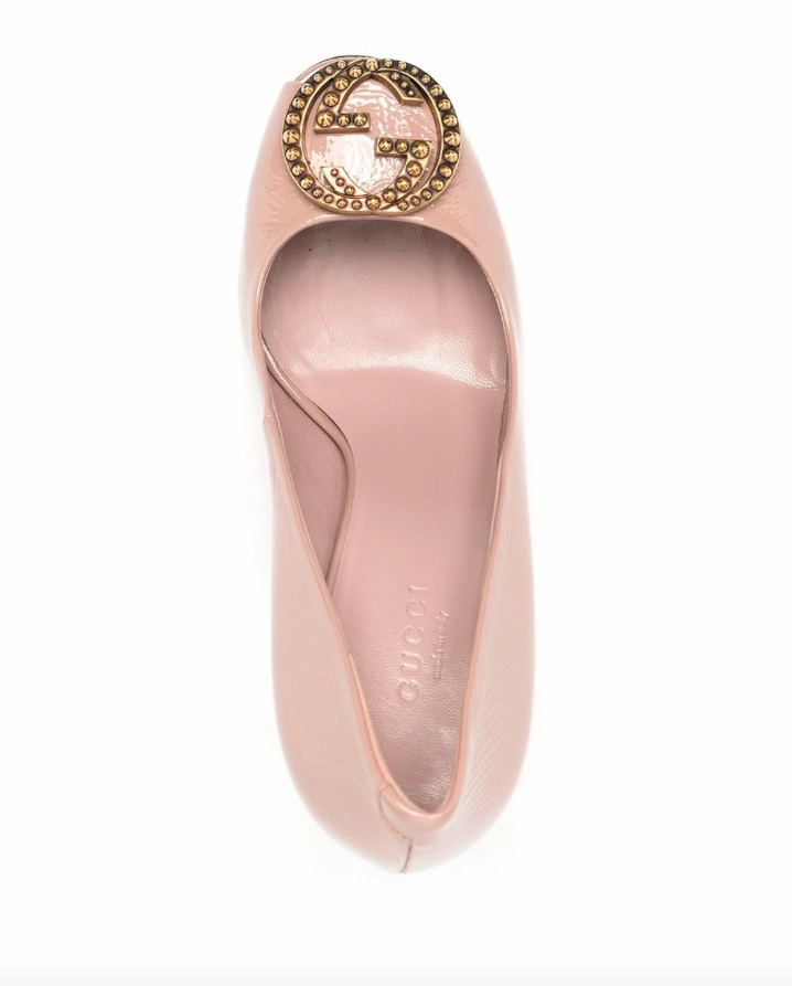 Gucci Interlocking G motif pumps