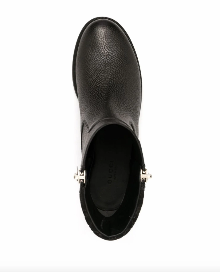 Gucci leather ankle boots