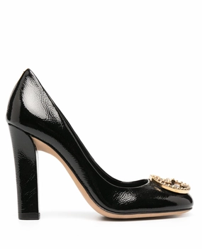 Gucci logo-plaque leather pumps Womens Shoes cheap promo