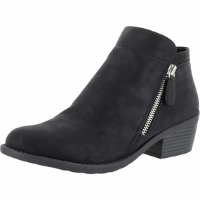 Gusto Womens Faux Leather Ankle Booties Discount Boots for Women