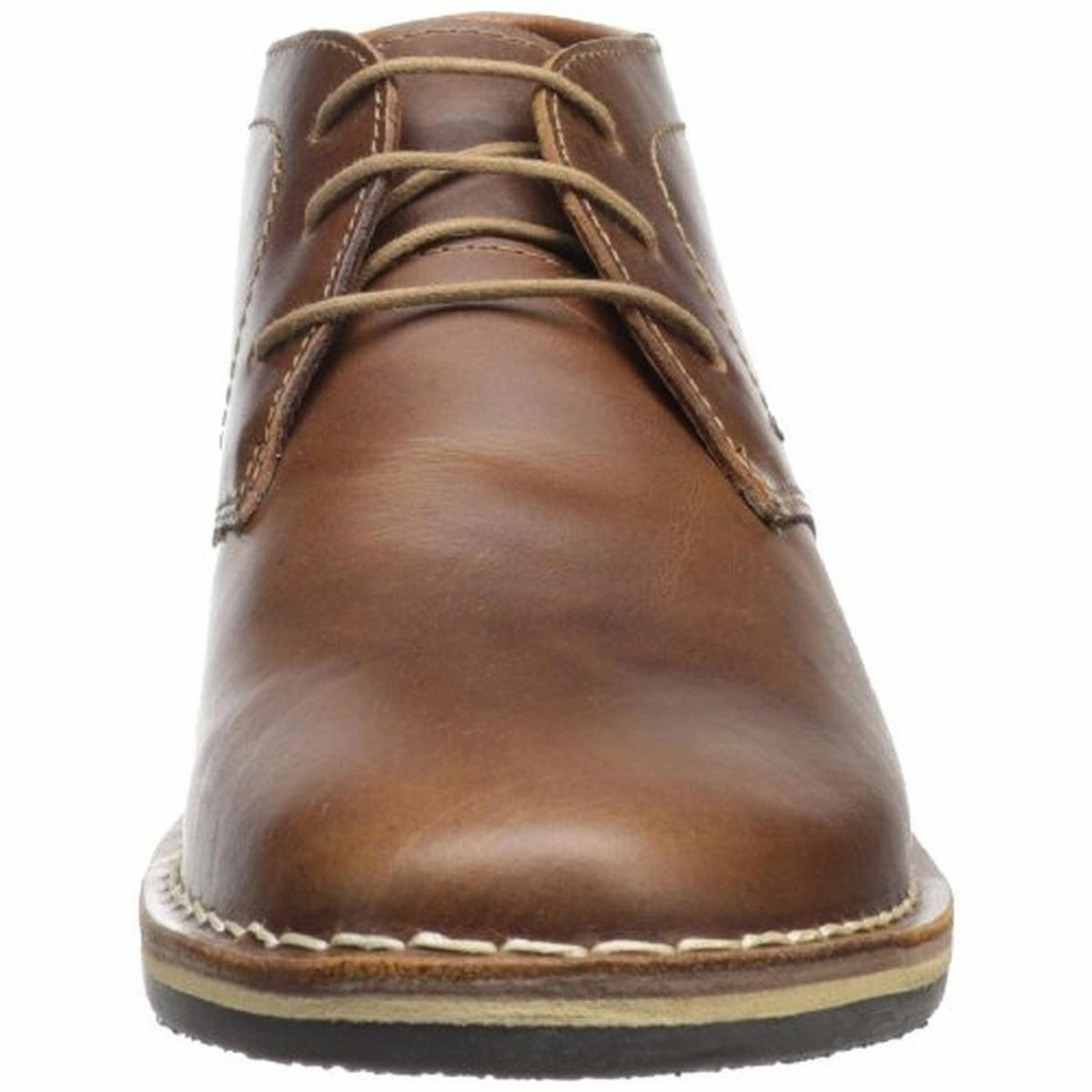 Harken Mens Leather Plain Toe Chukka Boots
