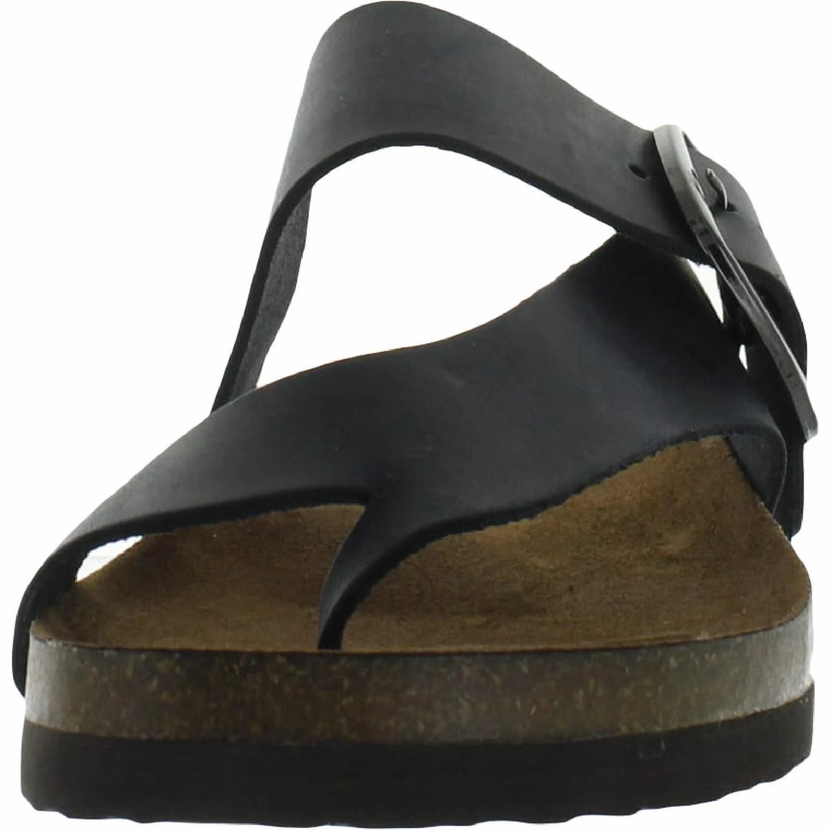 Harley Womens Buckle Slip On Footbed Sandals