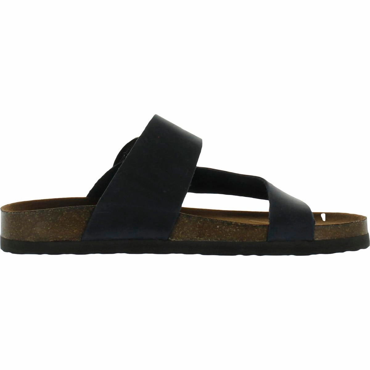 Harley Womens Buckle Slip On Footbed Sandals