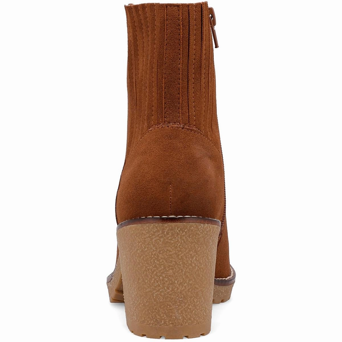 Harlow Womens Faux Suede Stretch Booties