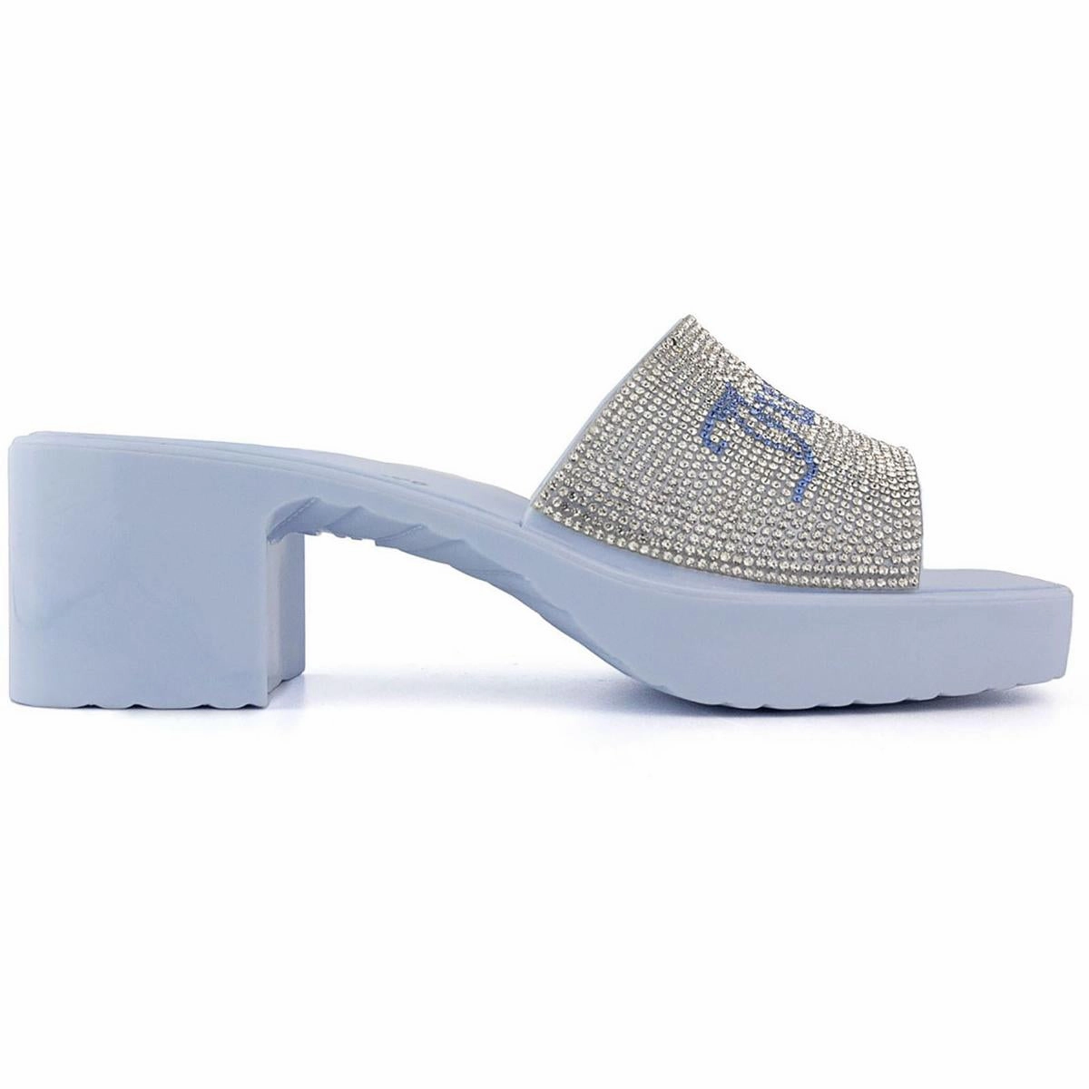 Harmona  Womens Logo Man Made Heels