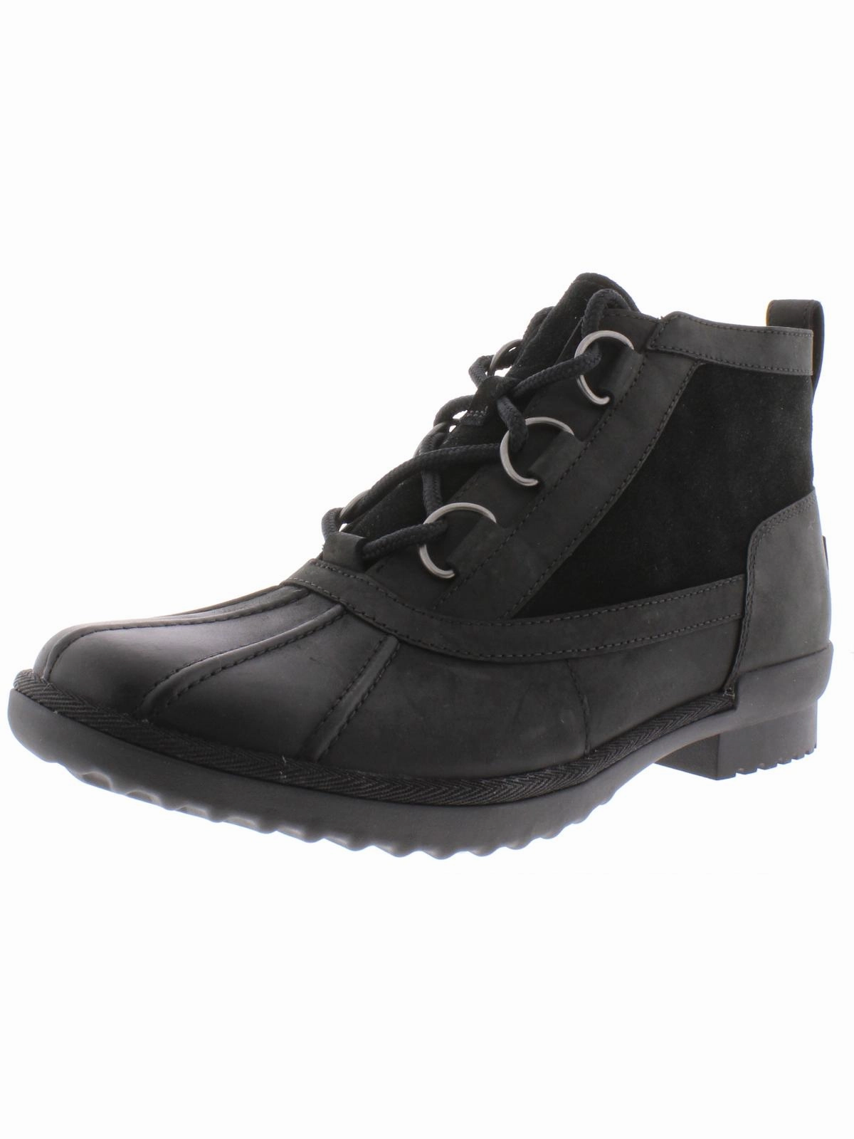 Heather Womens Suede Leather Ankle Boots Womens Winter Boots promo deal