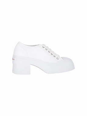 Heel Sneakers"  White Athletic Shoes for Women discount