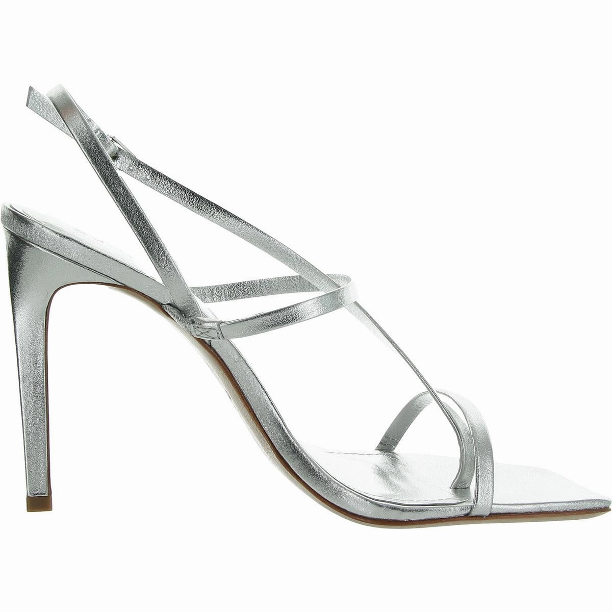Heloise High Womens Leather Stiletto Heels