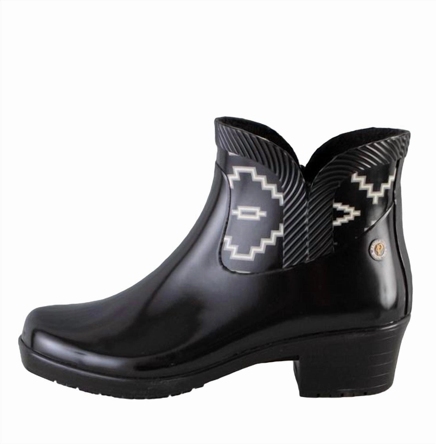 Heritage Kiva Steps City Ankle Rain Boots In Black Womens Winter & Rain Boots online