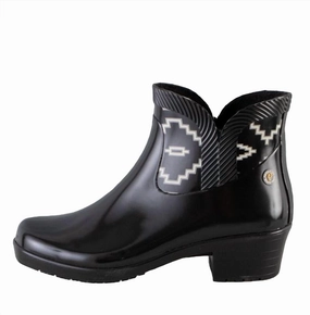 Heritage Kiva Steps City Ankle Rain Boots In Black Womens Winter & Rain Boots online