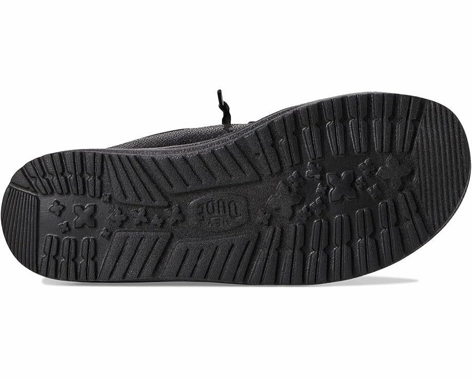 Hey Dude Wendy Disco Women's 8 Black Canvas Sequin Moc Toe Slip On Shoes ZOGG121