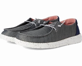 Hey Dude Wendy Sport Mesh Little Kids Girls Size US 13 Navy Casual Shoes FZP583 Girls Athletic Shoes on sale