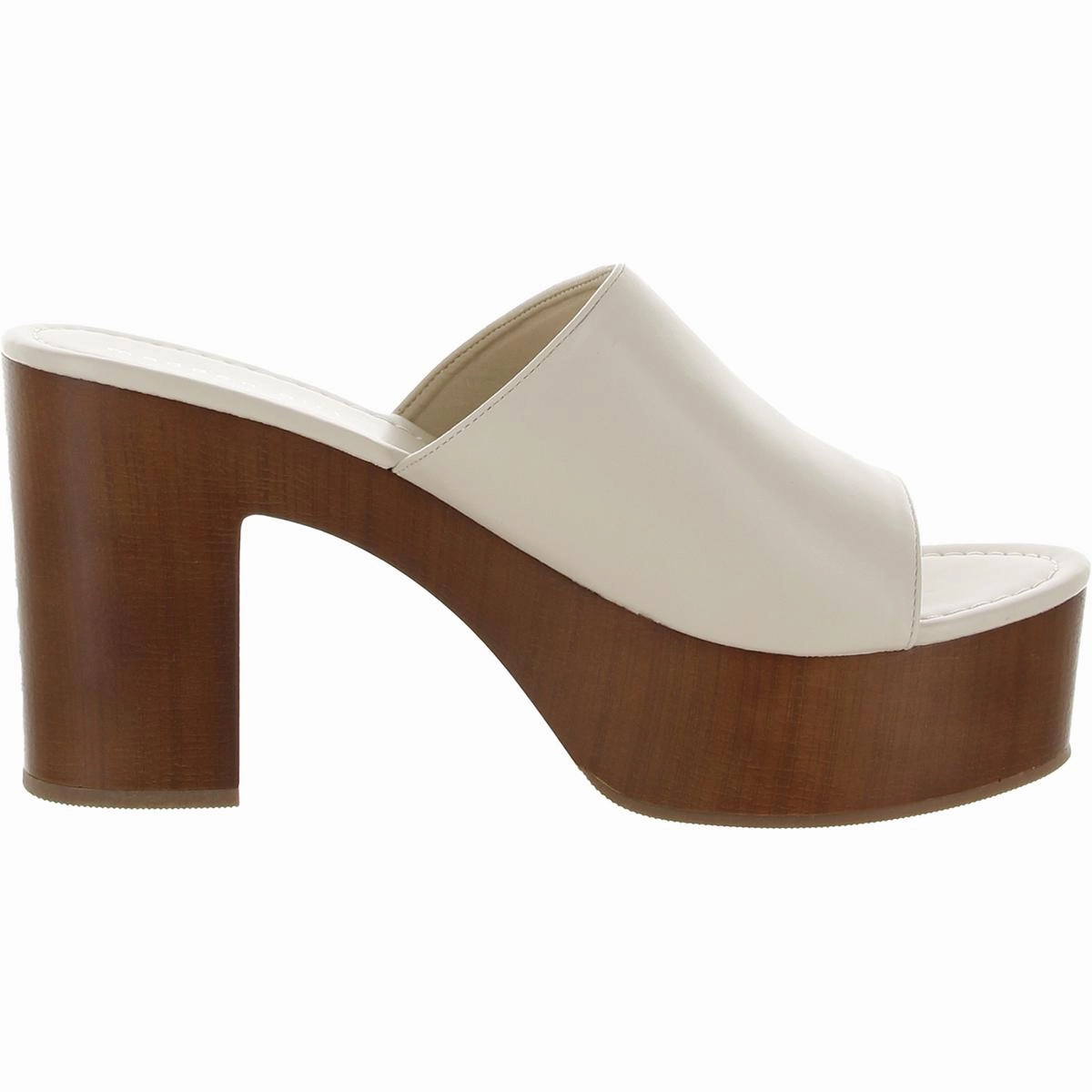 Hill Womens Slip On Open Toe Platform Sandals