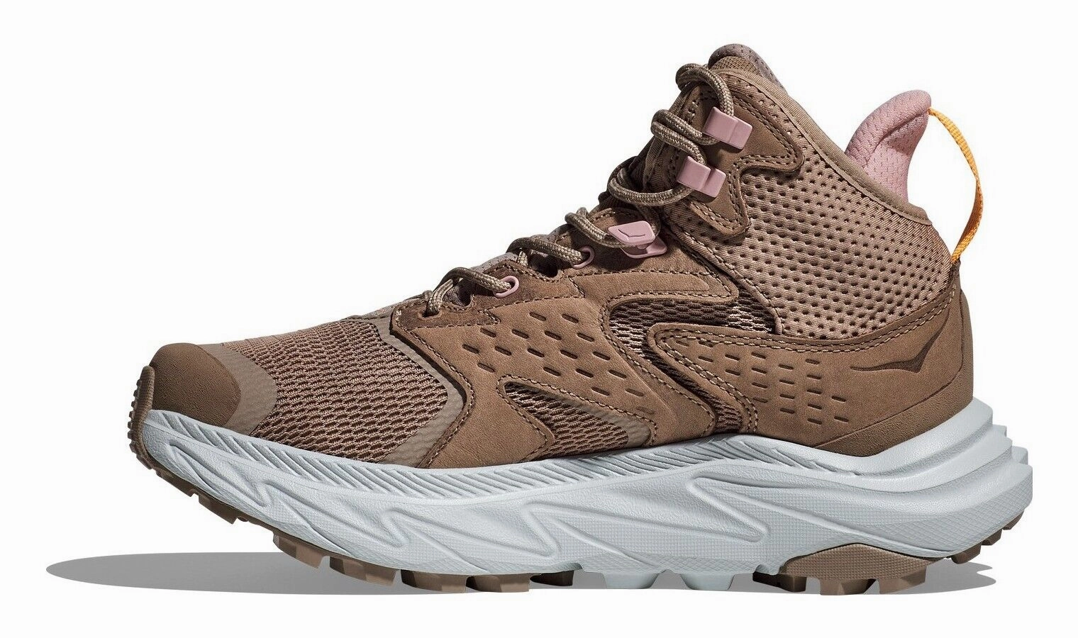 Hoka Anacapa 2 1142831-DIFL Sneaker Women Brown Mid Gore-Tex Running Shoe TF1039 (Brown,10)