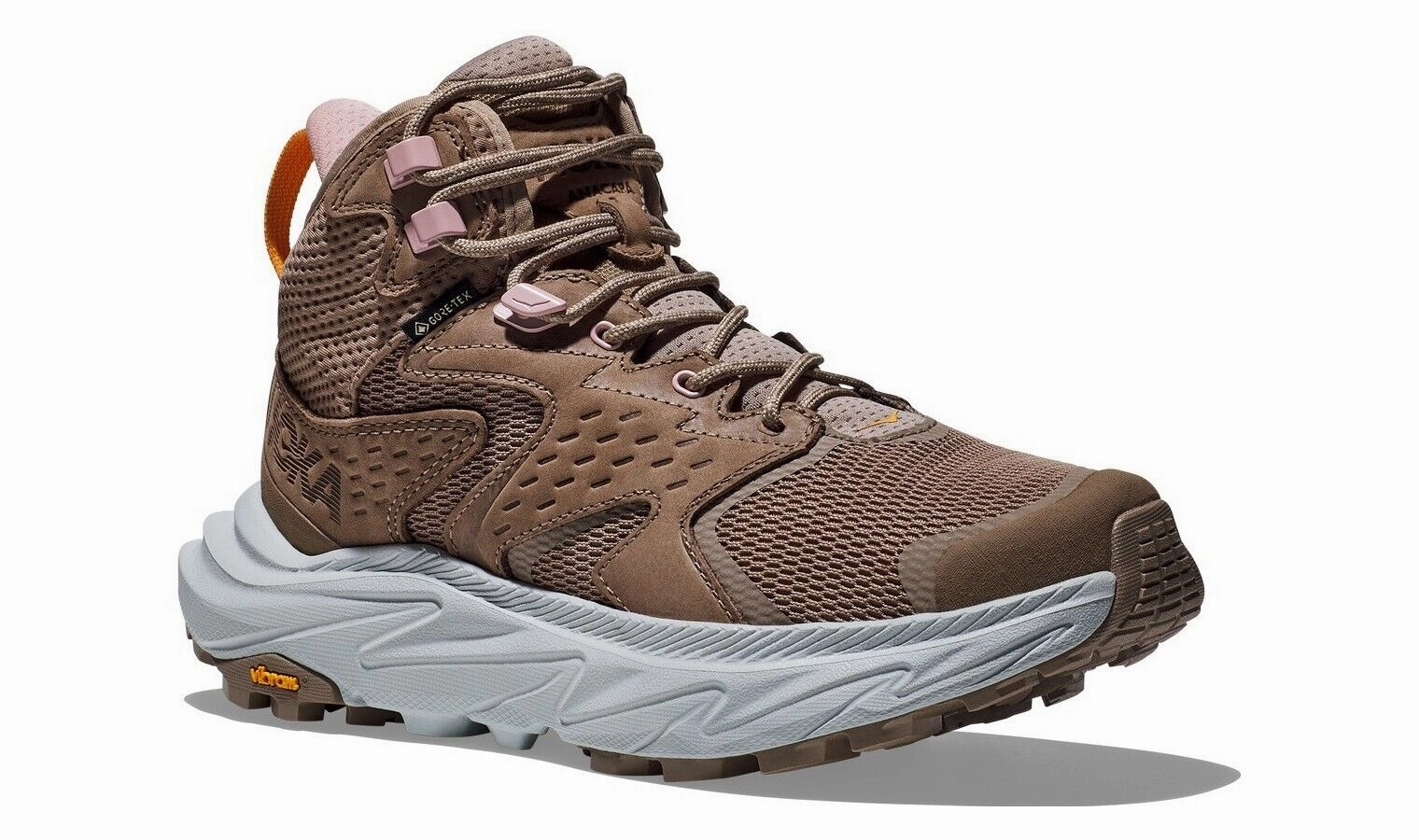 Hoka Anacapa 2 1142831-DIFL Sneaker Women Brown Mid Gore-Tex Running Shoe TF1039 (Brown,10)