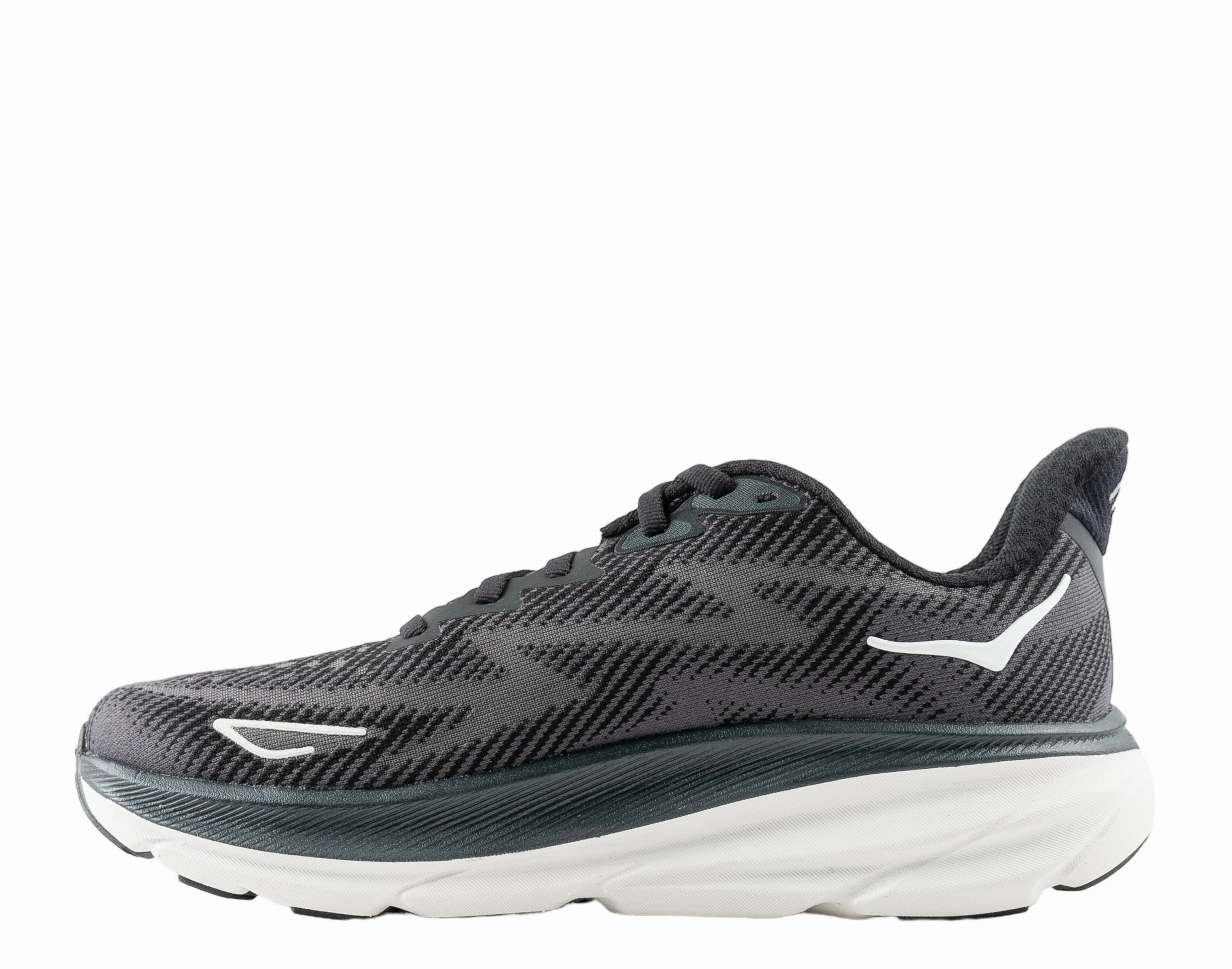 Hoka Clifton 9 Black/White Women's Running Shoes 1127896-BWHT