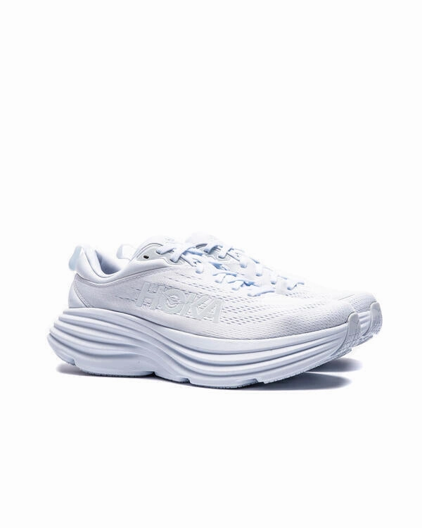 Hoka One One Bondi 8 1127952-WWH Sneakers Women's White Low Top Running Shoes Athletic Shoes for Women discount
