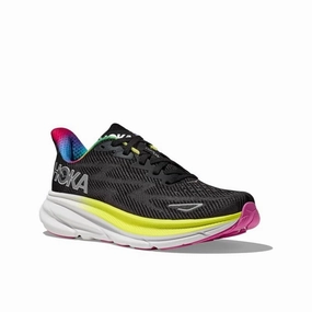 Hoka One One Clifton 9 1127895-BAAB Sneakers Mens 13 Black Running Shoes EEE4105 Mens Athletic Shoes clearance sale