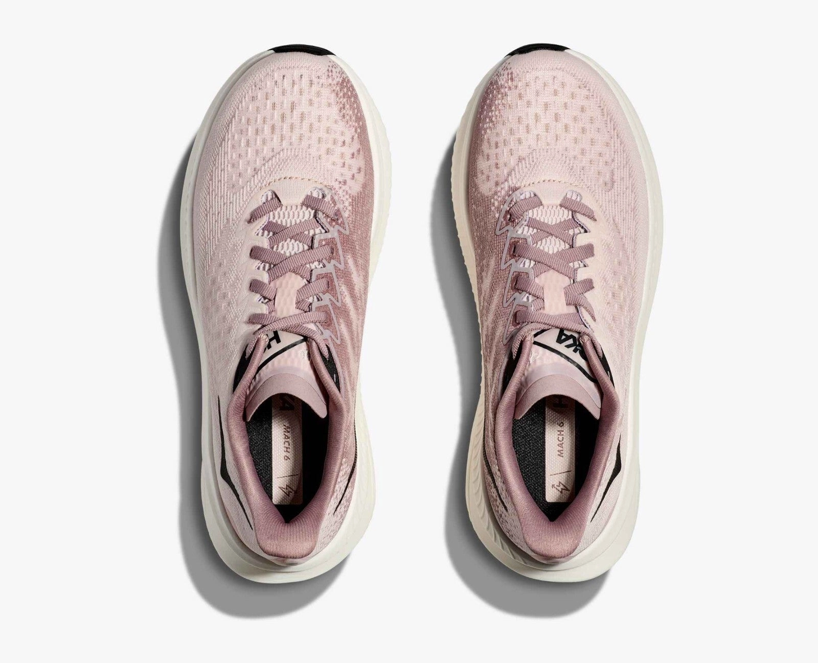 Hoka One One Mach 6 1164033-CLQ Sneaker Womens Cosmic Pearl Running Shoes DWA595