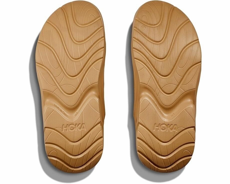 Hoka One One Ora Recovery Mule 1147951-WHTW Unisex Wheat Slip On Shoes TF5949 (Brown,12)