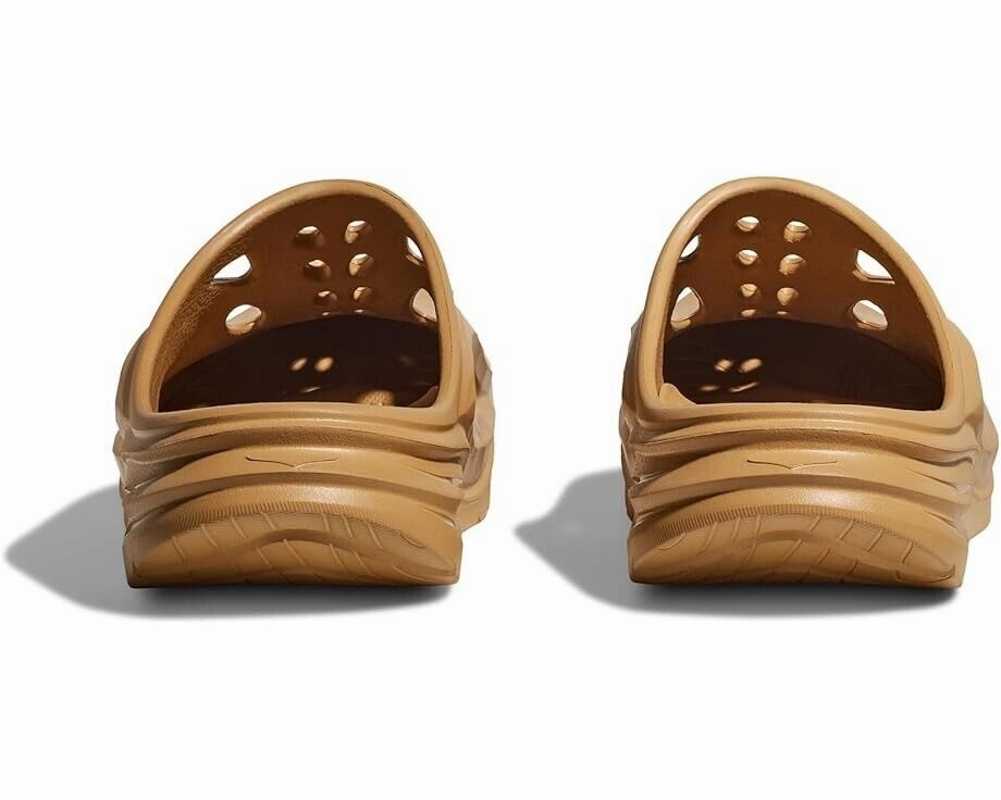 Hoka One One Ora Recovery Mule 1147951-WHTW Unisex Wheat Slip On Shoes TF5949 (Brown,12)