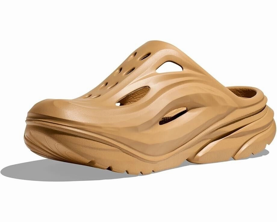 Hoka One One Ora Recovery Mule 1147951-WHTW Unisex Wheat Slip On Shoes TF5949 (Brown,12)