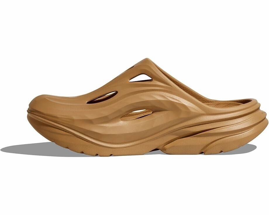 Hoka One One Ora Recovery Mule 1147951-WHTW Unisex Wheat Slip On Shoes TF5949 (Brown,12)