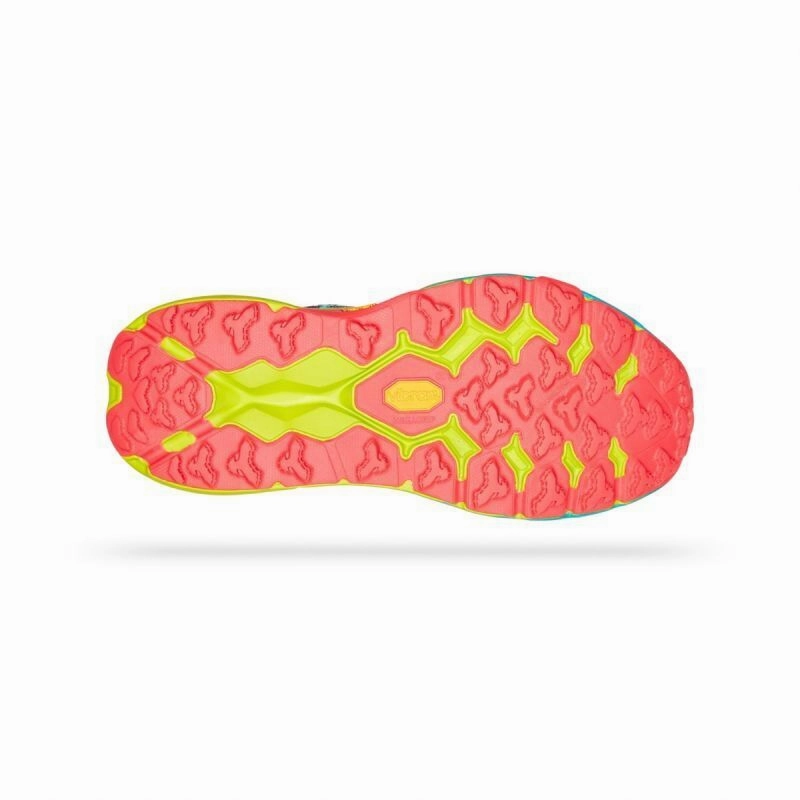 Hoka One One Speedgoat 5 1123158-SBBK Women's Scuba Blue Black Running Shoes