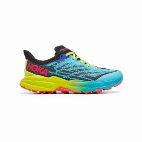 Hoka One One Speedgoat 5 1123158-SBBK Women's Scuba Blue Black Running Shoes Athletic Shoes for Women discount