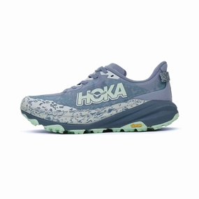 Hoka One One Speedgoat 6 1147811-MNLG Women's 8 Blue Trail Running Shoes ZPO3728 Athletic Shoes for Women discount