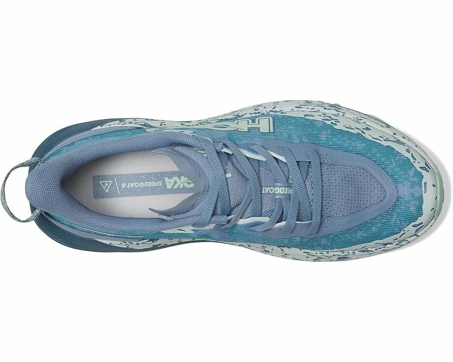 Hoka One One Speedgoat 6 1147811-MNLG Womens 8 Blue Trail Running Shoes ZPO3719