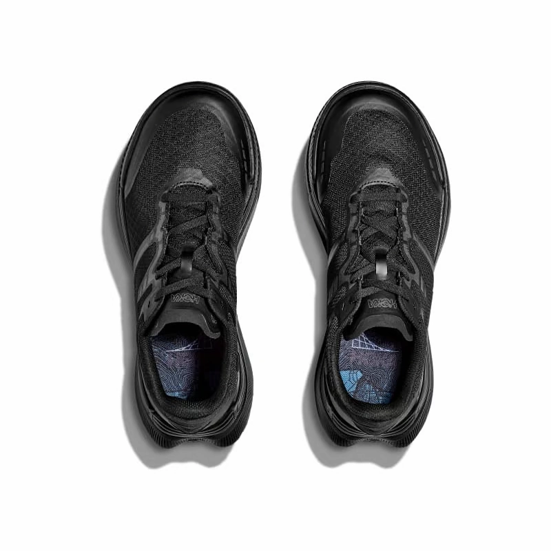 Hoka One One Transport X 1152450-BBLC Sneaker Men's 6 Black Running Shoes TF3604