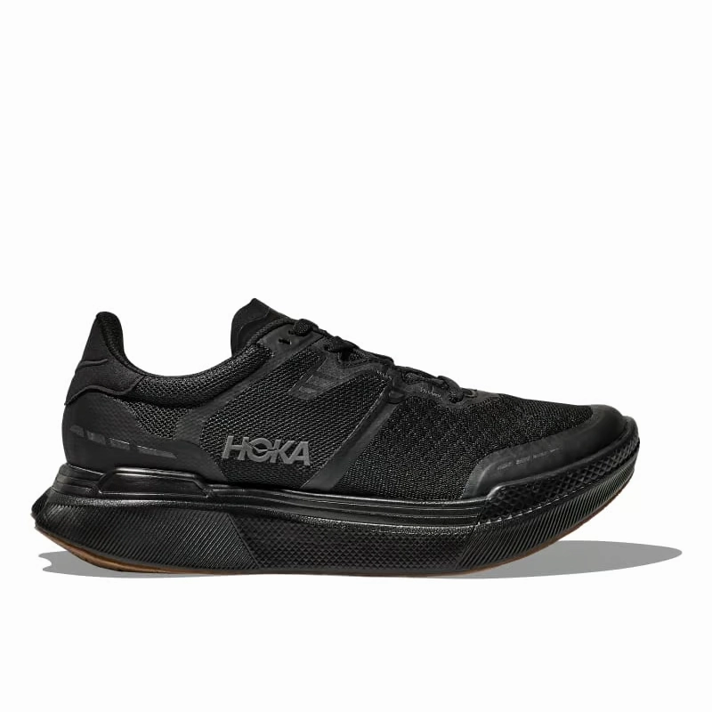 Hoka One One Transport X 1152450-BBLC Sneaker Men's 6 Black Running Shoes TF3604