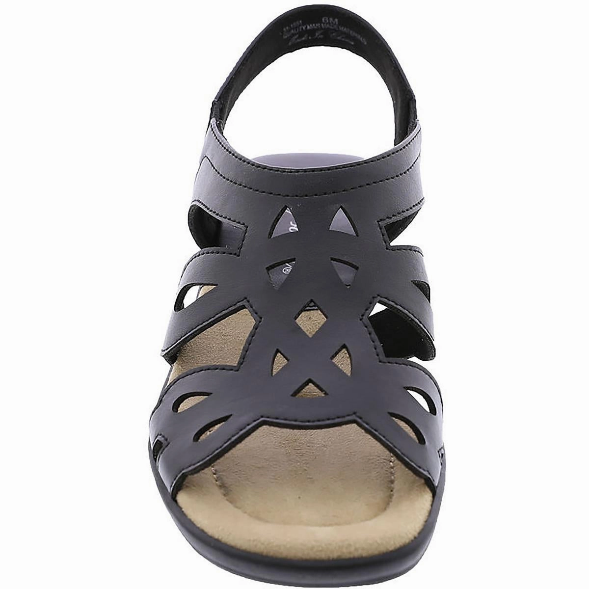 Holland Womens Faux Leather Strappy Slingback Sandals
