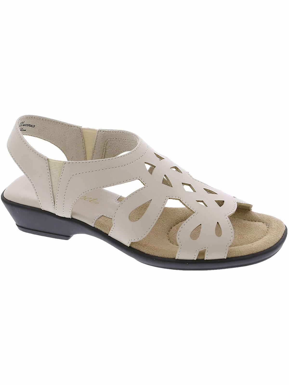 Holland Womens Faux Leather Strappy Slingback Sandals