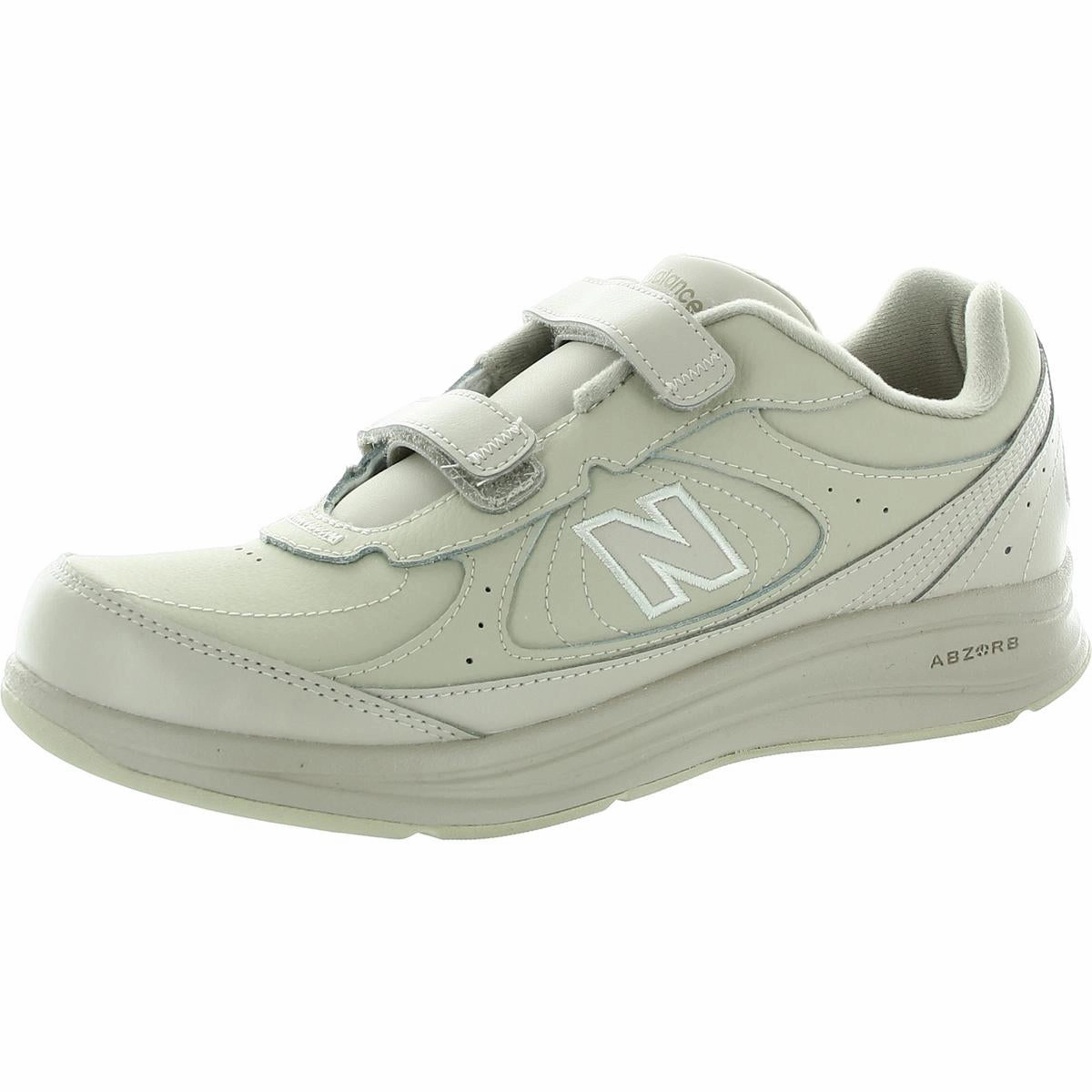 HOOK AND LOOP 928V3 Mens Cushioned Footbed Faux Leather Running & Training Shoes