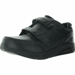 HOOK AND LOOP 928V3 Mens Cushioned Footbed Faux Leather Running & Training Shoes Cheap Mens Athletic Sneakers