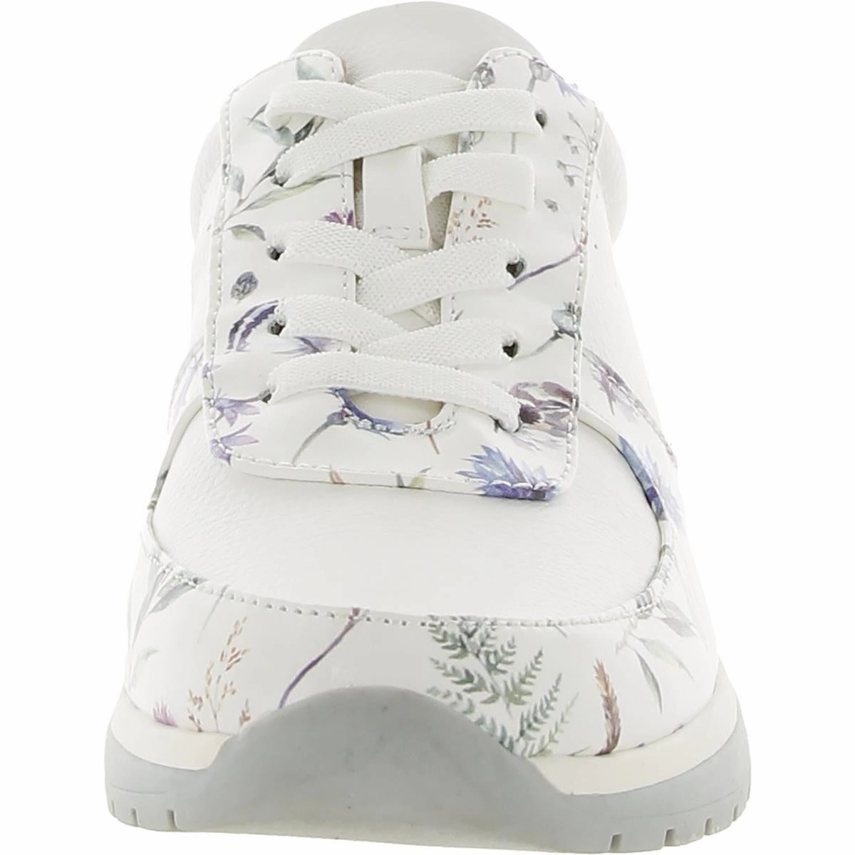 Horizon Womens Faux Leather Slip-On Athletic and Training Shoes