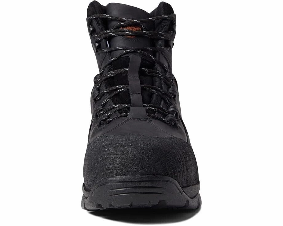 Hoss Ridge 60130 Men's US 7.5 Black Waterproof Composite Toe Work Boot ZPO998