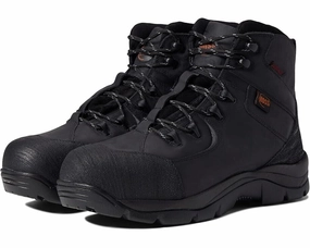 Hoss Ridge 60130 Men's US 7.5 Black Waterproof Composite Toe Work Boot ZPO998 Mens Chukka Boots outlet deals
