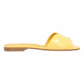 Houramu Flat Yellow Affordable Womens Sandals outlet