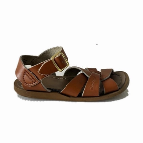 Hoy Saltwater Girls Brown Sandals Discount Boys Footwear online