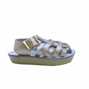 Hoy Saltwater Girls Gold Sandals Discount Boys Footwear online