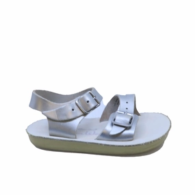 Hoy Saltwater Girls Silver Sandals Discount Boys Footwear online