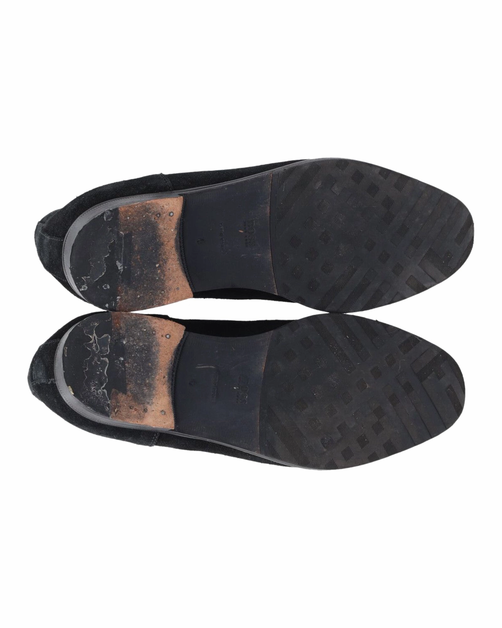 Hugo Boss Desert Lace-Up Ankle Boots in Black Suede