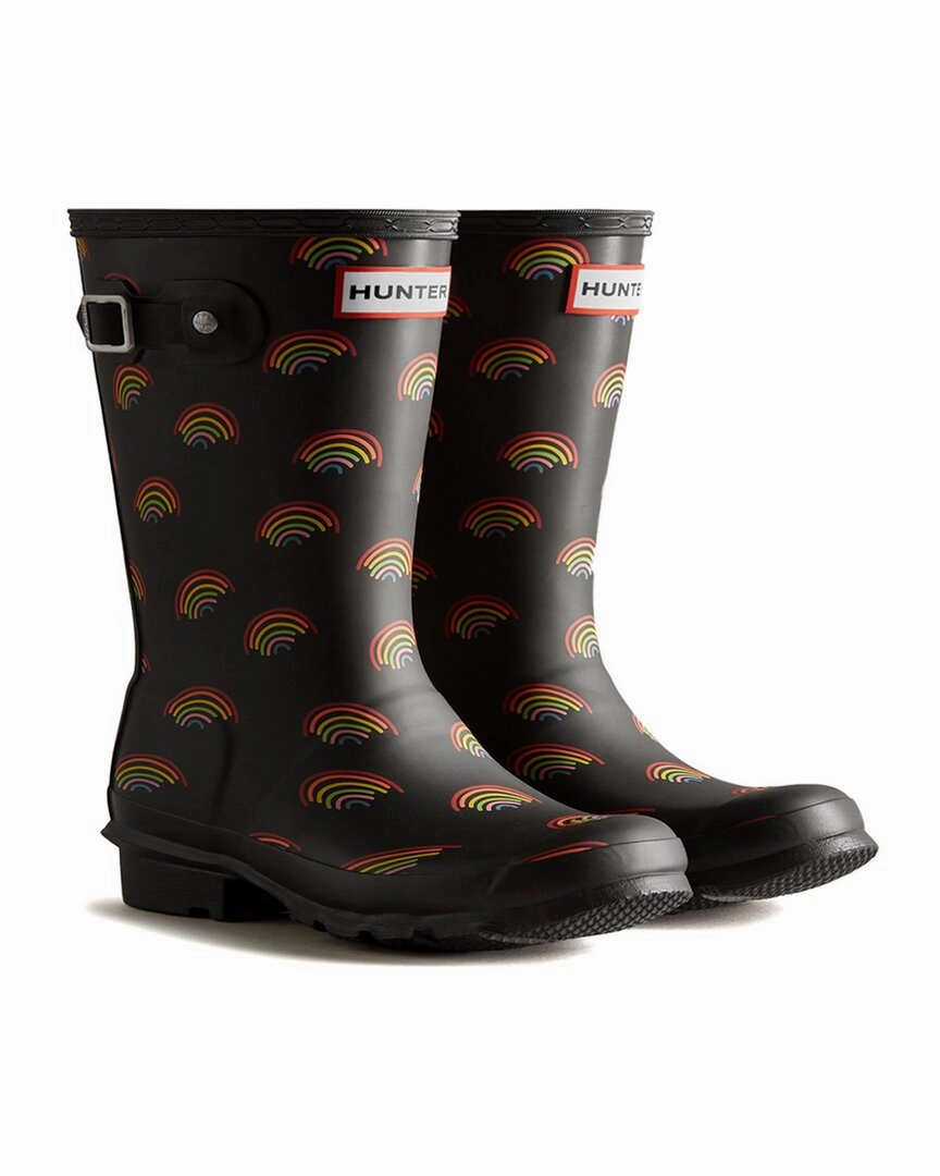 Hunter Original Mini Rainbow Print Boot Girls Boots & Booties sale