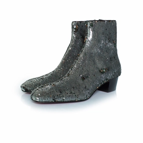 Huston glitter boots in silver Buy Mens Chukkas online shop